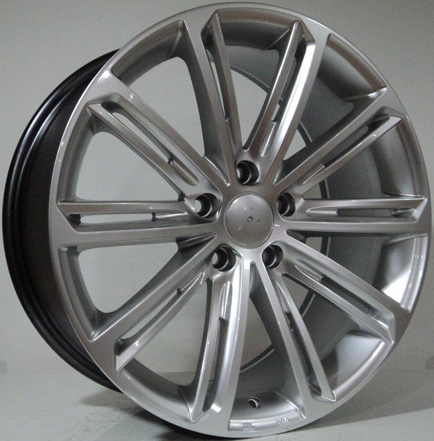 SLK 1673 8.5x19inç 5x112 et42 57.1 HYPER SILVER Machined Çelik Jant