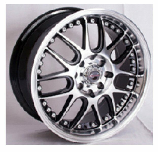 Tailong TL 1304 6.5x15inç 4x100 Black Machined Çelik Jant