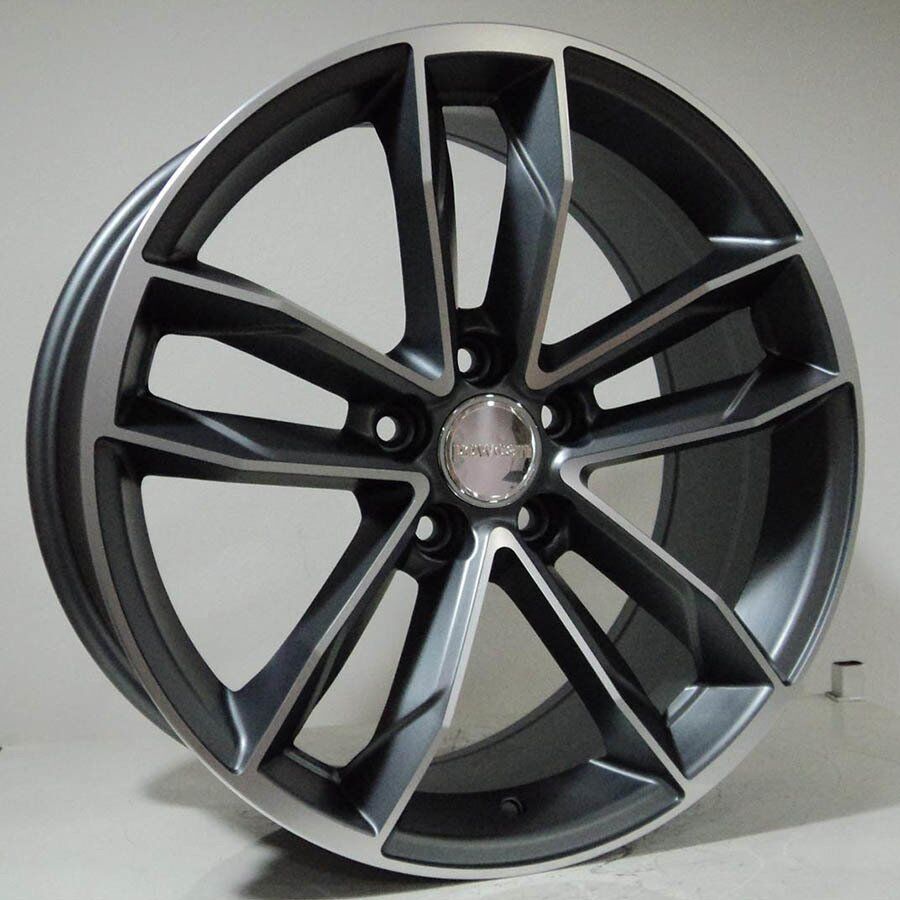 BK 5232 8.5x19inç 5x112 et32 66.45 MAT GUN Machined Çelik Jant