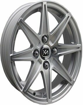 Kormetal KM 414 6x14inç 4x98 et35 67.1 Black Machined Çelik Jant