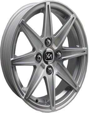 Kormetal KM 414 6x14inç 4x108 et35 67.1 Black Machined Çelik Jant
