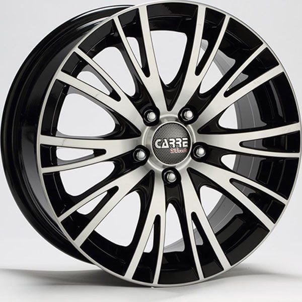 Carre CAR 514 6.5x15inç 4x108 Black Diamond Çelik Jant