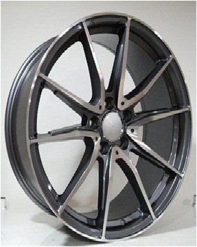 Powcan Bk 5015 8x19inç 5x112 et45 66.56 Gun Machined Mercedes Çelik Jant