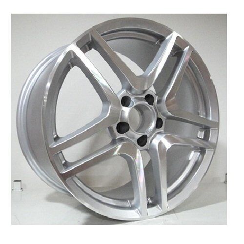 Slk SLK 1068 8X18inç 5x112 Silver Machined Mercedes Replika Çelik Jant