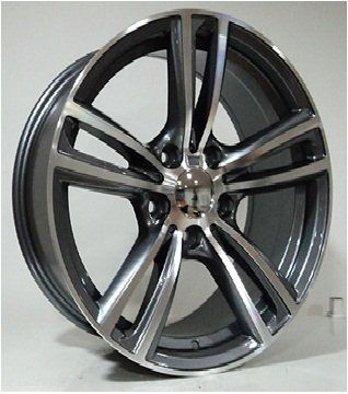 Powcan Bk 5055 8x18inç 5x120 et35 72.56 Gun Machined Bmw Çelik Jant