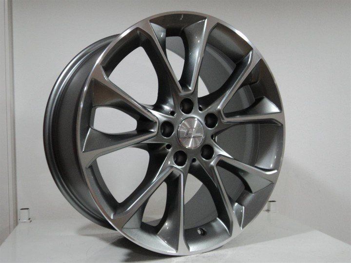 TL 0347 9x19inç 5x120 et48 74.1 GUN Machined Çelik Jant