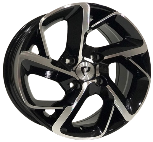 BK 5714 7X16İNÇ 4X108 ET25 65.1 BLACK MACHINED XL ÇELİK JANT