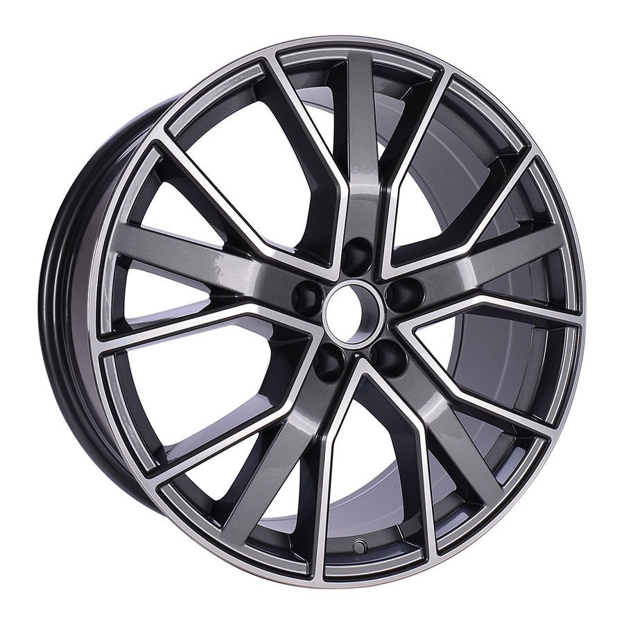 Bk 5131 8x18inç 5x112 et45 66.45 Gun Machined Çelik Jant