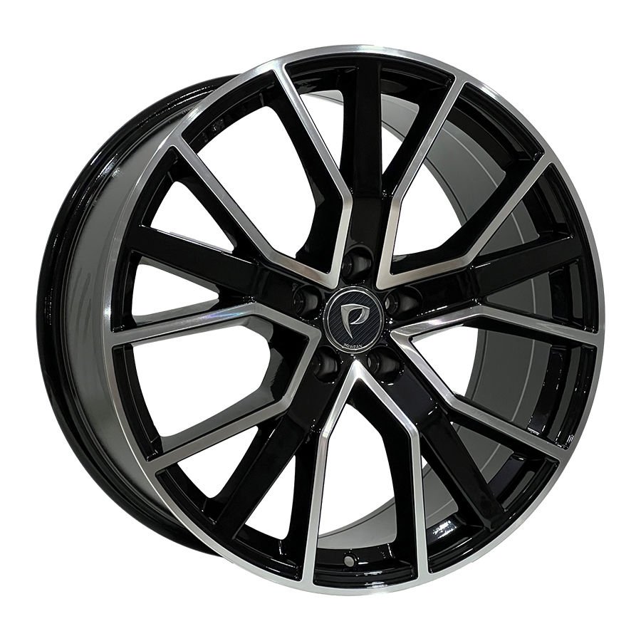Bk 5131 8.5x19inç 5x112 et33 66.45 Black Machined Audi Çelik Jant