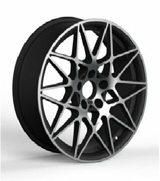 Powcan Bk 5167 8.5x18inç 5x120 et34 72.56 Gun Machined Bmw Çelik Jant