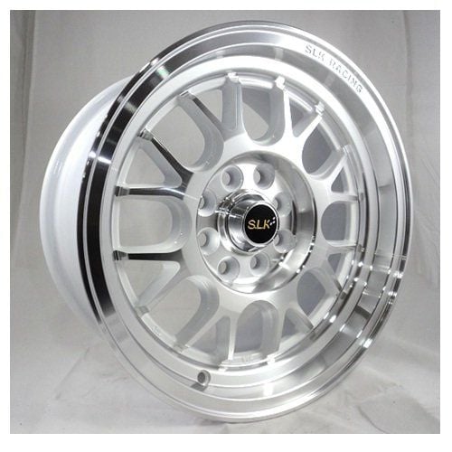 Slk SLK 1464 8x15inç 4x100/108 White Machined Çelik Jant