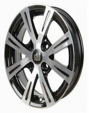 Dj DJ 427 6x14inç 4x100 et35 67.1 Sılver Diamond Çelik Jant
