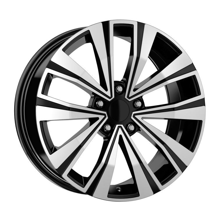 DY 1137 7.5x17inç 5x112 ET45 57.1 BLACK MACHINED REPLİKA Çelik Jant