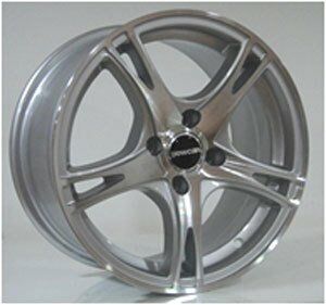 Powcan BK 132 7x15inç 4x100 SILVER MACHINED
