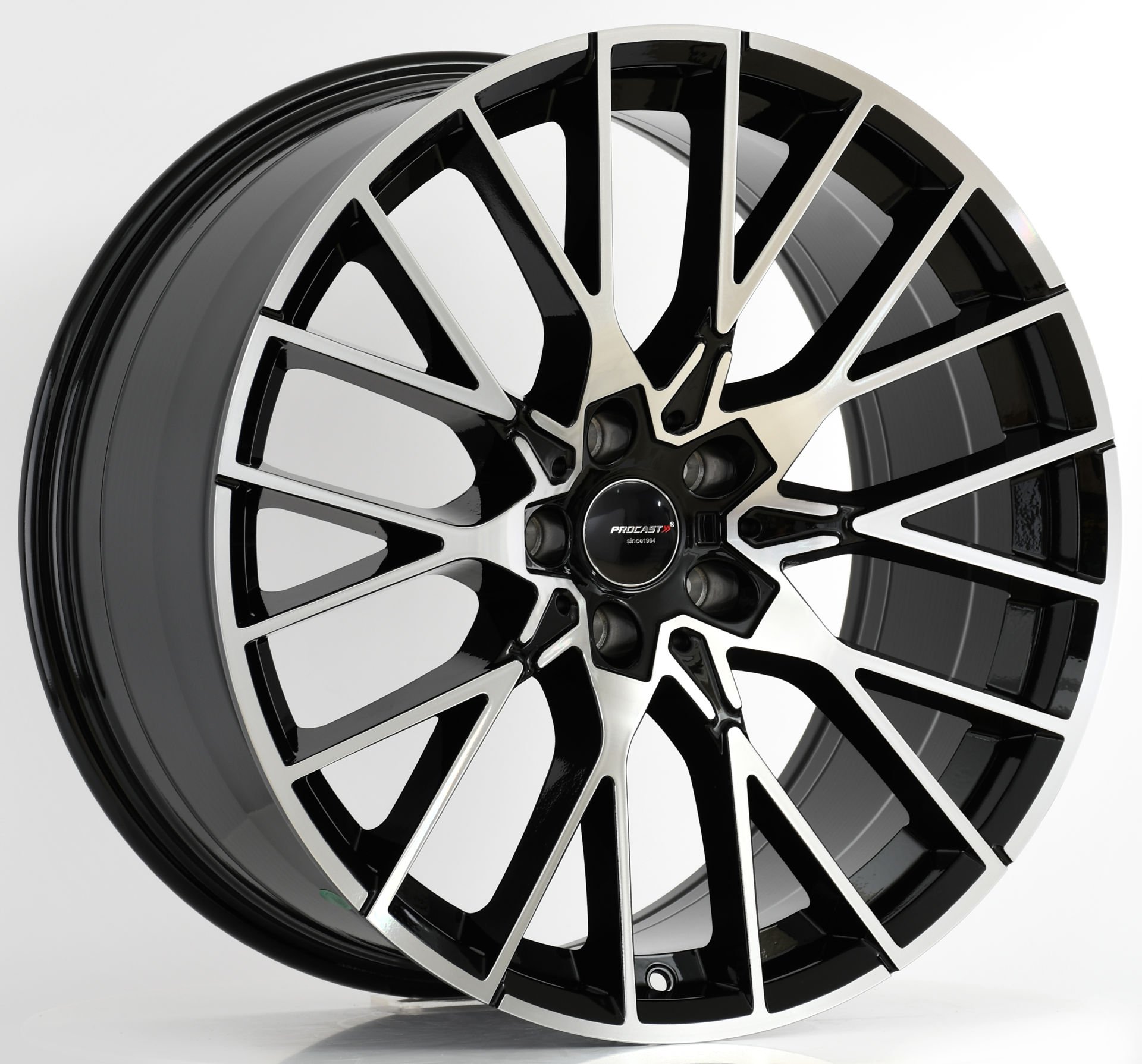 PRO LA5408F 8.5X20İNÇ 5X112 ET27 66.6 BLACK MACHINED XL ÇELİK JANT