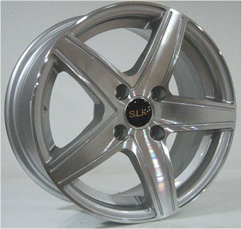 Slk SLK 1105 6.5x15inç 4x100 Silver Machined Çelik Jant