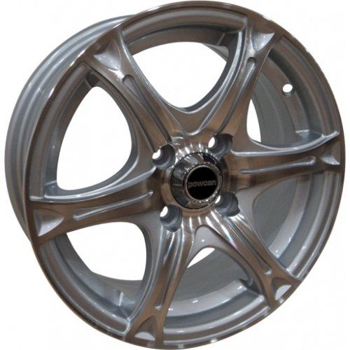 Powcan BK 262 6x14inç 4x100 Silver Machined