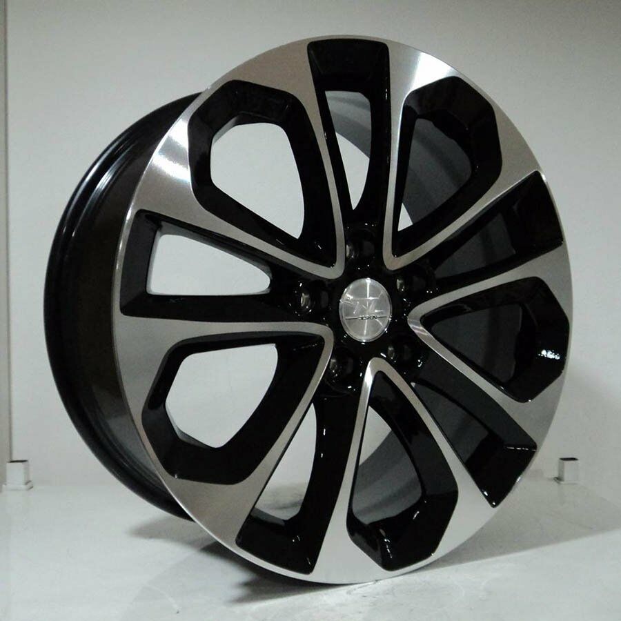 TL-5662 8x18inç 5x114.3 ET55 64.1 Black Machined REPLİKA Çelik Jant