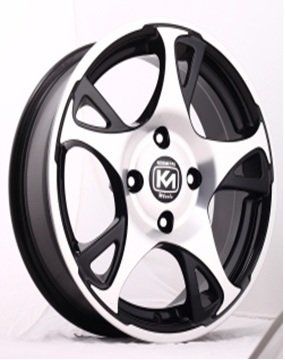 Kormetal KM 205 6.5x15inç 5x112 Silver Machined Çelik Jant