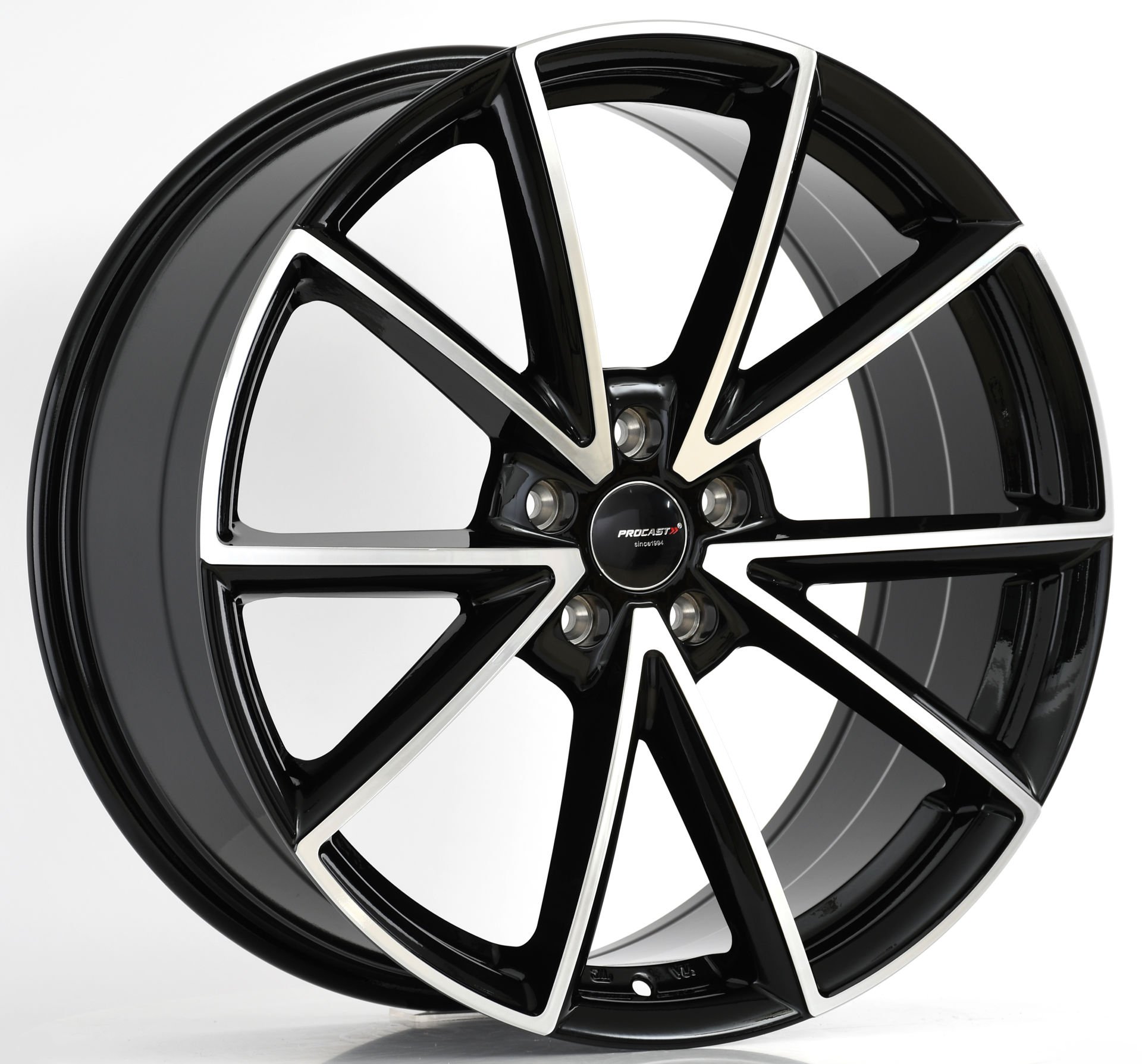 PRO A5158 8.5X20İNÇ 5X112 ET45 66.45 BLACK MACHINED XL ÇELİK JANT