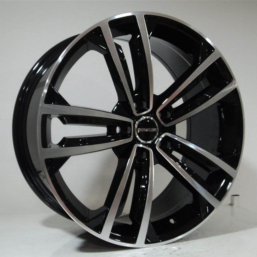 BK-5287 8x18inç 5x112 ET45 57.1 Black Machıned REPLİKA Çel