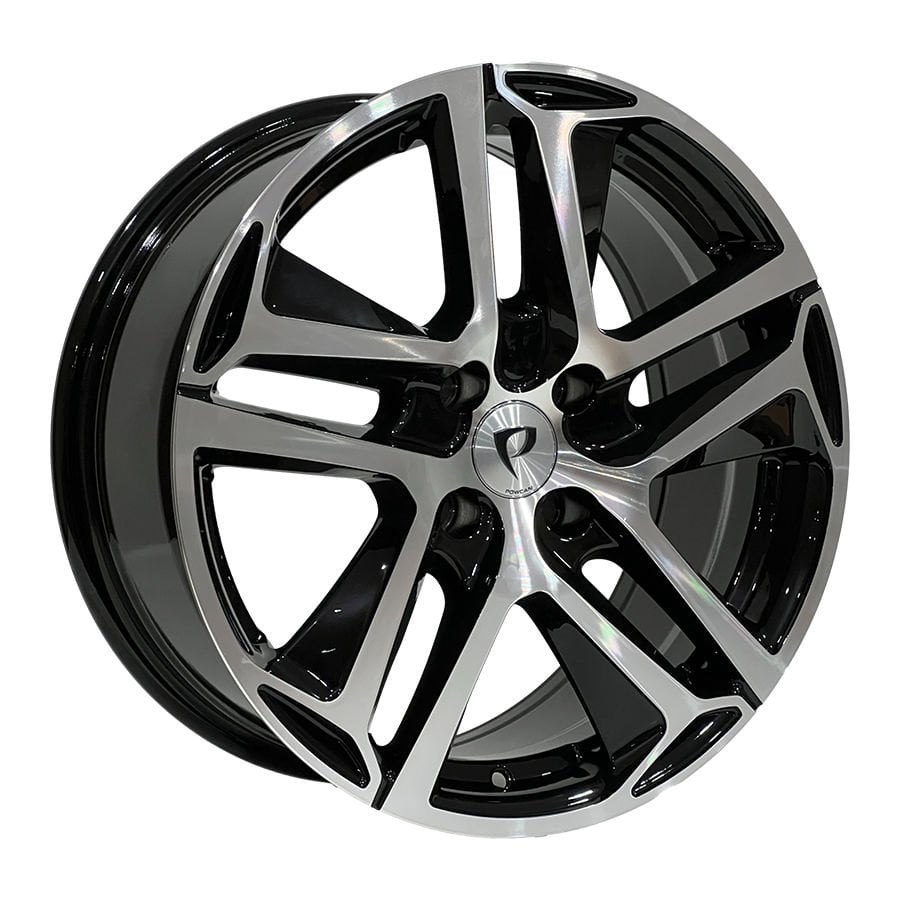 BK 5516 7X16İNÇ 4X108 ET28 65.1 BLACK MACHINED XL ÇELİK JANT