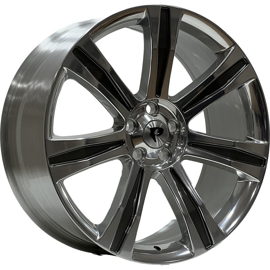 FRM FLR 4 9.5X22İNÇ 5X120 ET45 72.6 GUNMETAL+POLISHED XL ÇELİK JANT