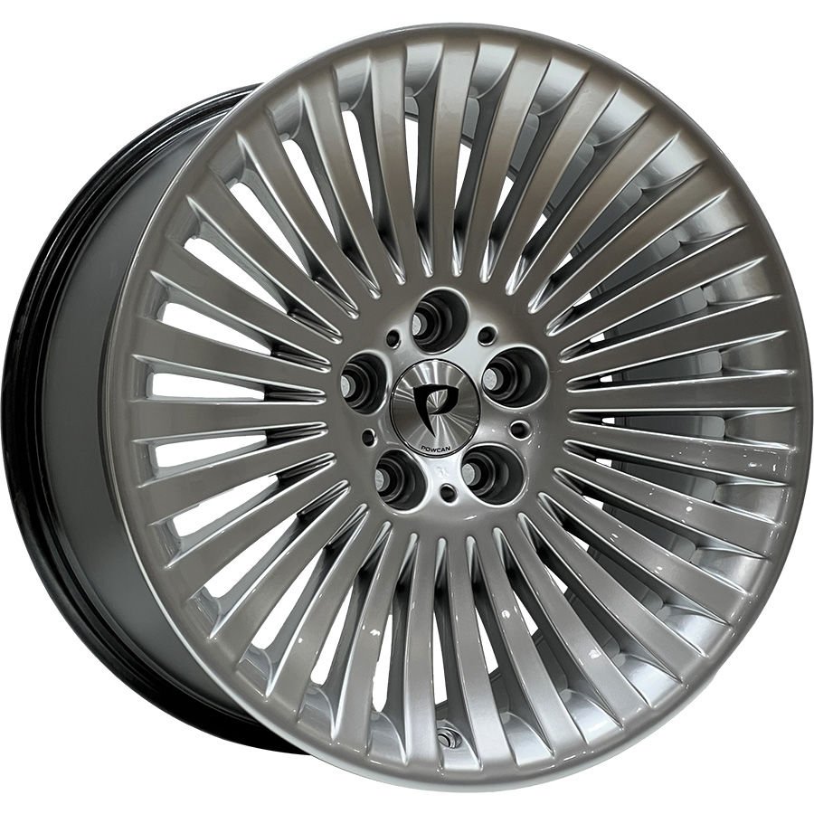Powcan BK 589 10x19inç 5x120 Hyper Silver Replika Çelik Jant