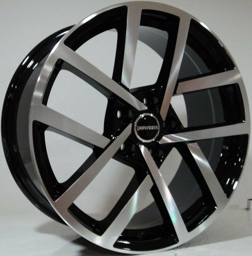 BK-966 8 x18inç 5x112 ET45 57.1 Black Machıned REPLİKA Çel