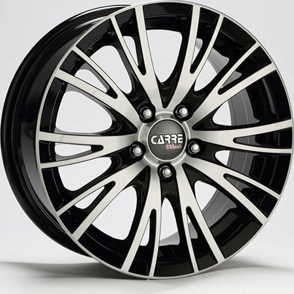 Carre CAR 514 6.5x15inç 5x114.3 Black Diamond Çelik Jant