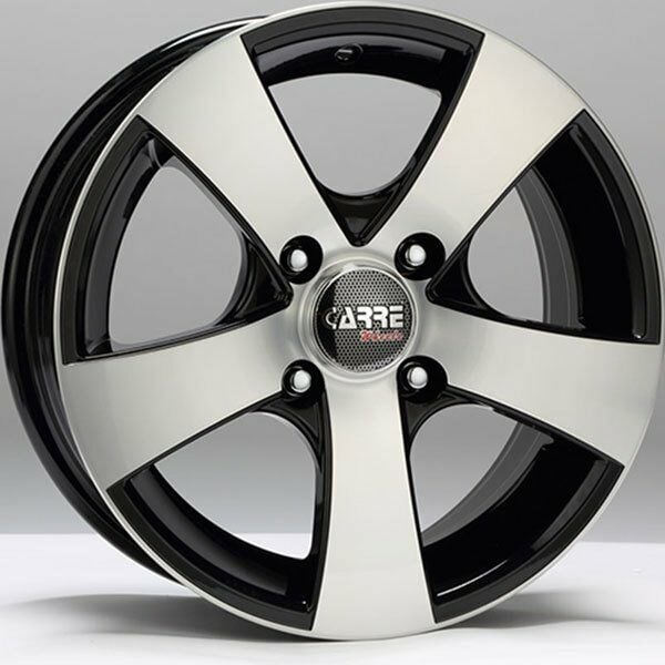 Carre CAR 501 6.5x15inç 5x114.3 Black Diamond Çelik Jant