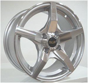Slk SLK 1236 6.5x15inç 4x100 SILVER MACHINED