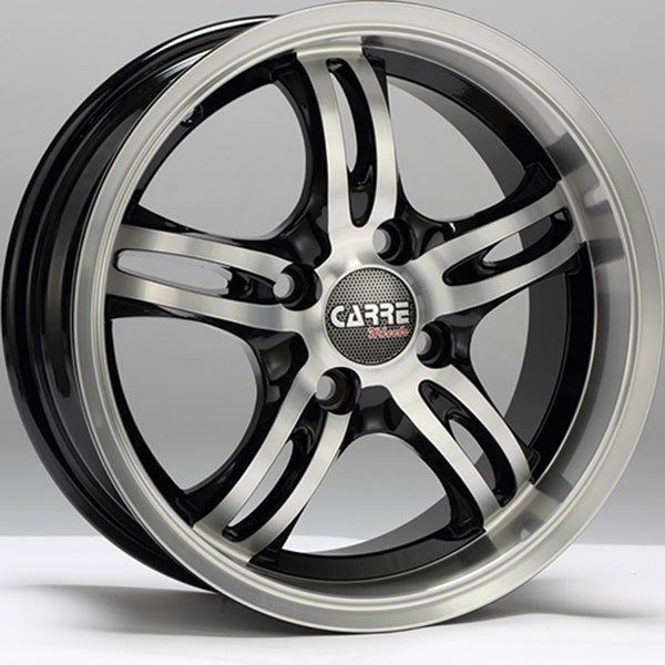 Carre CAR 510 6.5x15inç 4x108 Black Diamond Çelik Jant