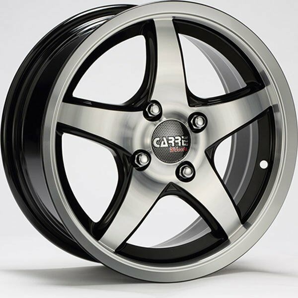 Carre CAR 516 6.5X15inç 5x112 Black Diamond Çelik Jant