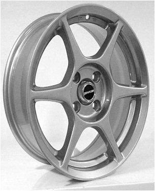 Powcan BK 353 6x14inç 4x100 et35 73.1 Silver Machined Çelik Jant