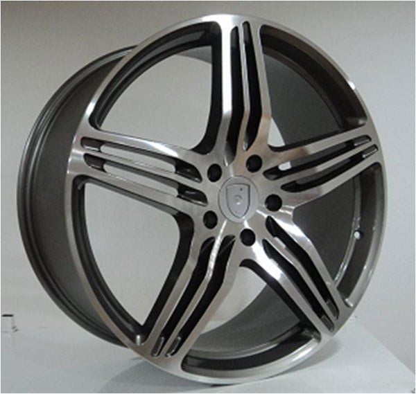 Slk SLK 1191 9.5x22inç 5x130 Ant.Machined Porsche Replika Çelik Jant