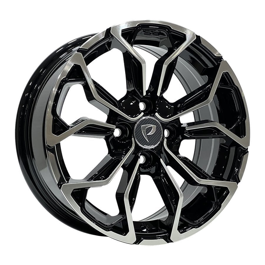 BK 1058 7X17İNÇ 4X100 ET37 60.1 BLACK MACHINED XL ÇELİK JANT