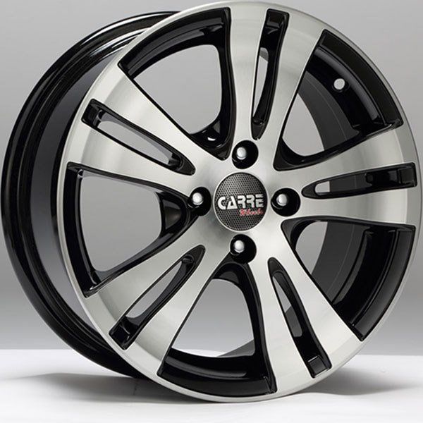 Carre CAR 518 6.5x15inç 5X108 Silver / Black Diamond Çelik Jant