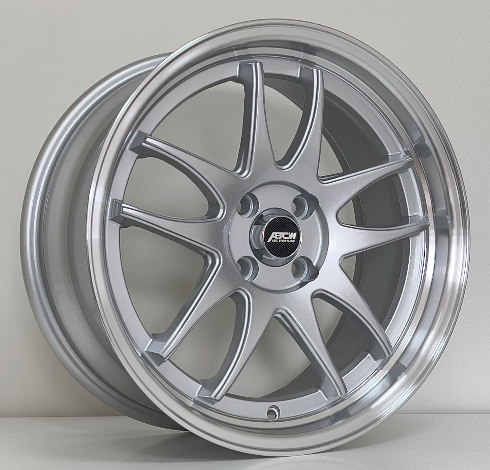 BCH 7899 8X17İNÇ 4X100 ET35 73.1 SILVER+LIP MACHINED ÇELİK JANT
