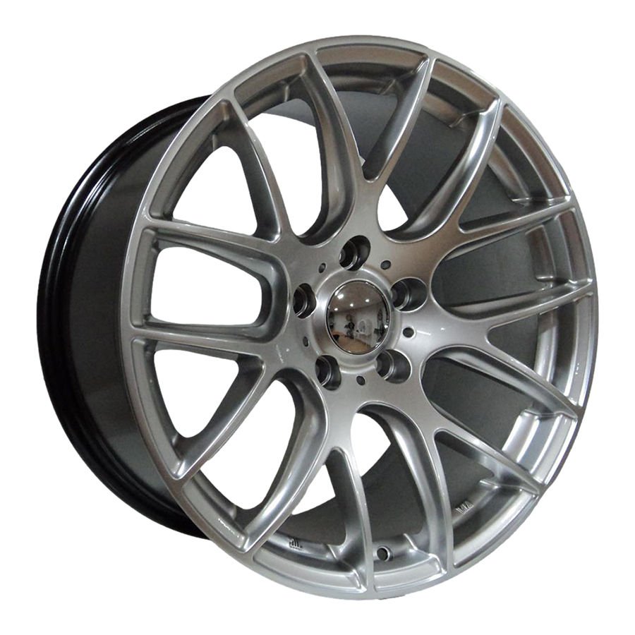 BK 663 8.5x18inç 5x120 ET34 72.56 Hyper Silver BMW Replika Çelik Jant