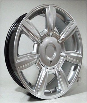Powcan BK 695 8x18inç 5x112 et40 73.1 Hyper Silver Machined Çelik Jant