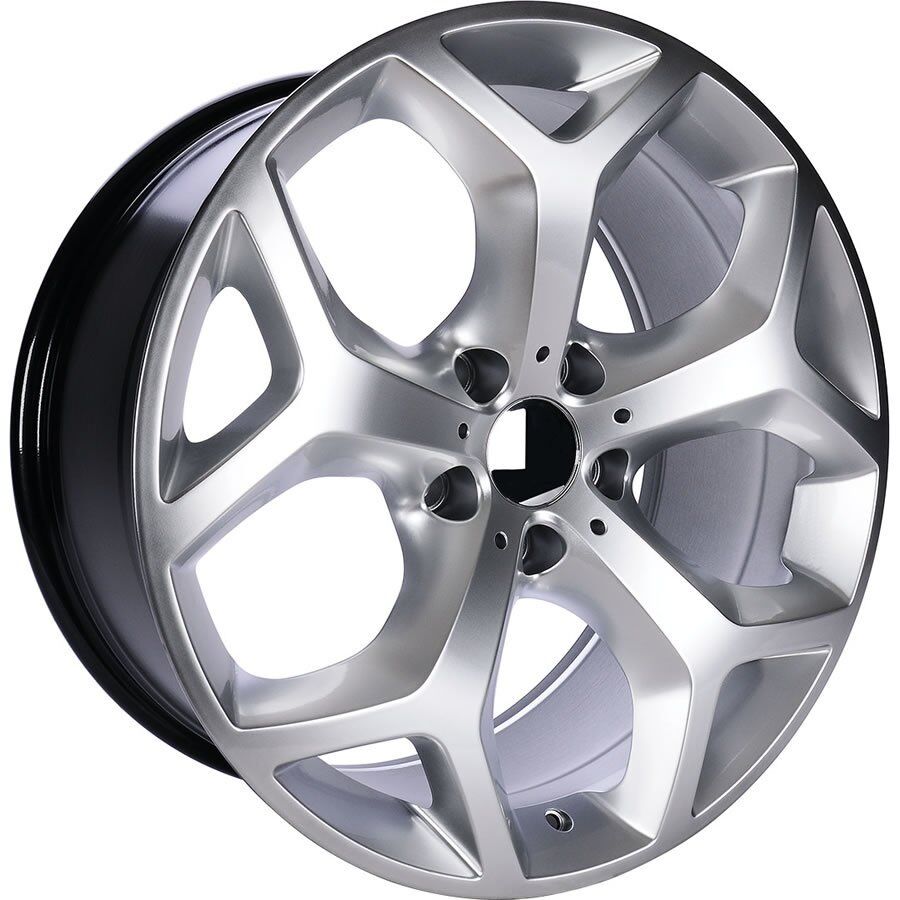 BK 158 8.5x18inç 5x120 et 35 72.56 Hyper Silver Machined Çelik Jant