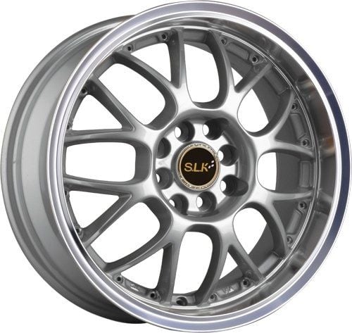Slk SLK 1010 7x14inç 4x100/108 Silver Machined Çelik Jant