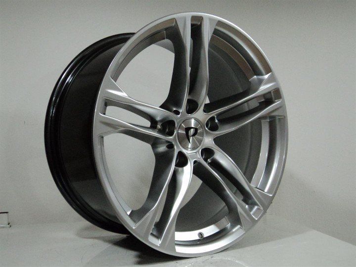 BK 5418 9x18inç 5x120 ET37 72.56 HYPER SILVER Machined Çelik Jant