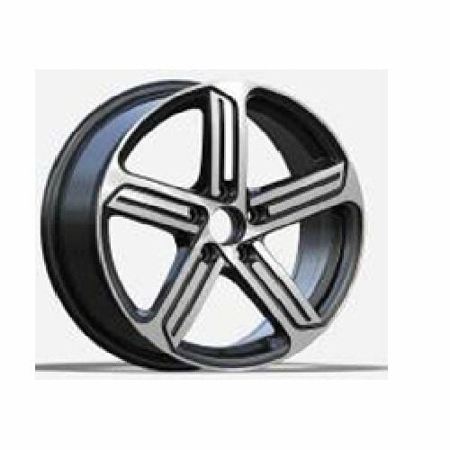 Powcan BK 795 8X18 inç 5x112 Black Machined Volkswagen Replika Çelik Jant