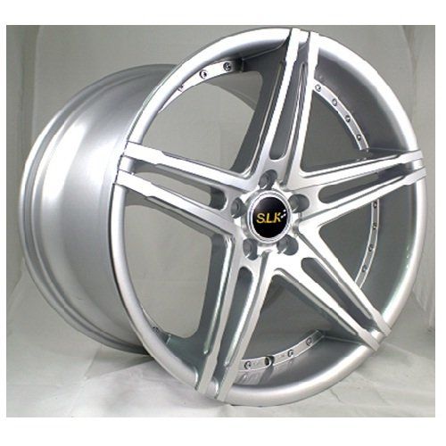 Slk SLK 1458 8.0x18inç 5x105 Silver Machined Çelik Jant