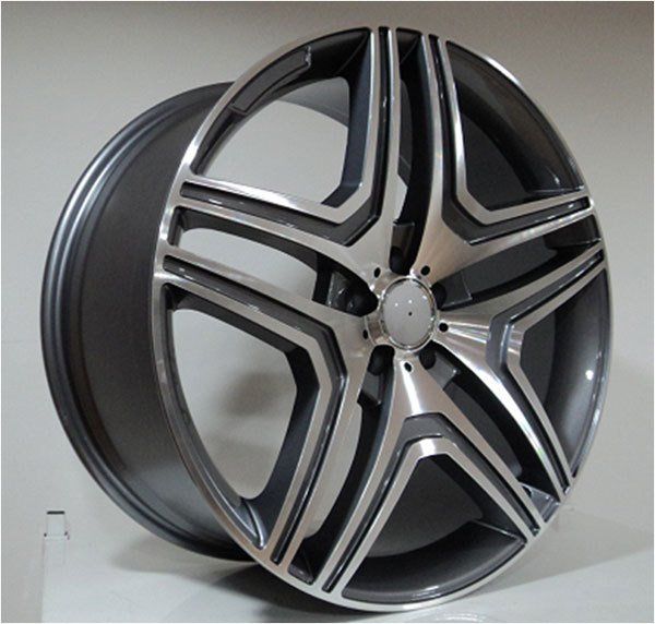 Powcan BK 206 8.5x18inç 5x112 Gun Machined MERCEDES Replika Çelik Jant
