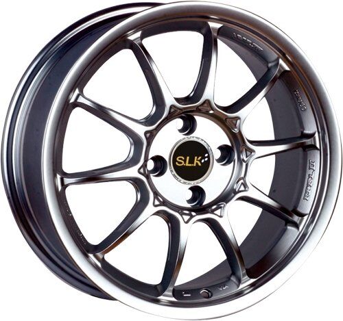 Slk SLK 1161 6.5x15inç 4x100 Silver Machined Çelik Jant