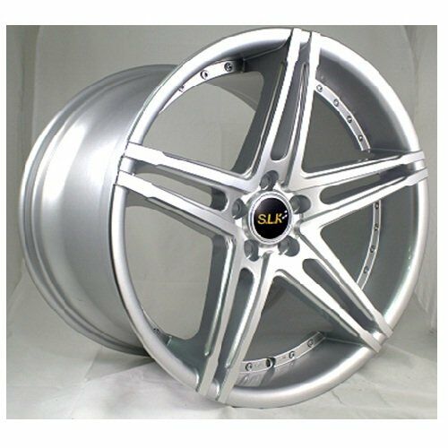 Slk SLK 1458 8.0x18inç 5x112 SİLVER MACHINED