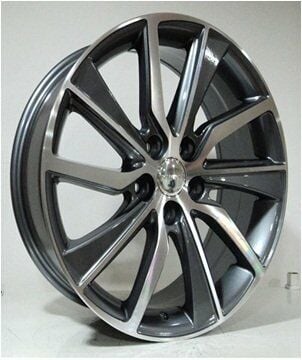 Powcan BK 5039 8x18inç 5x114.3 et38 73.1 Gun Machined Çelik Jant